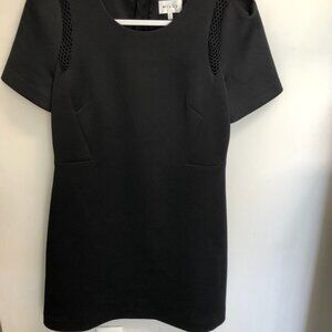 Milly Black Short Sleeve Dress Size M